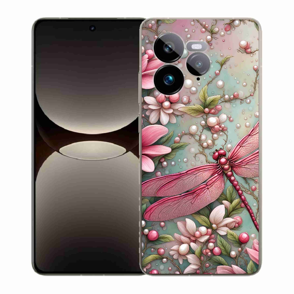 Gél borítás mmCase a Realme GT 7 Pro 5G számára - szitakötő