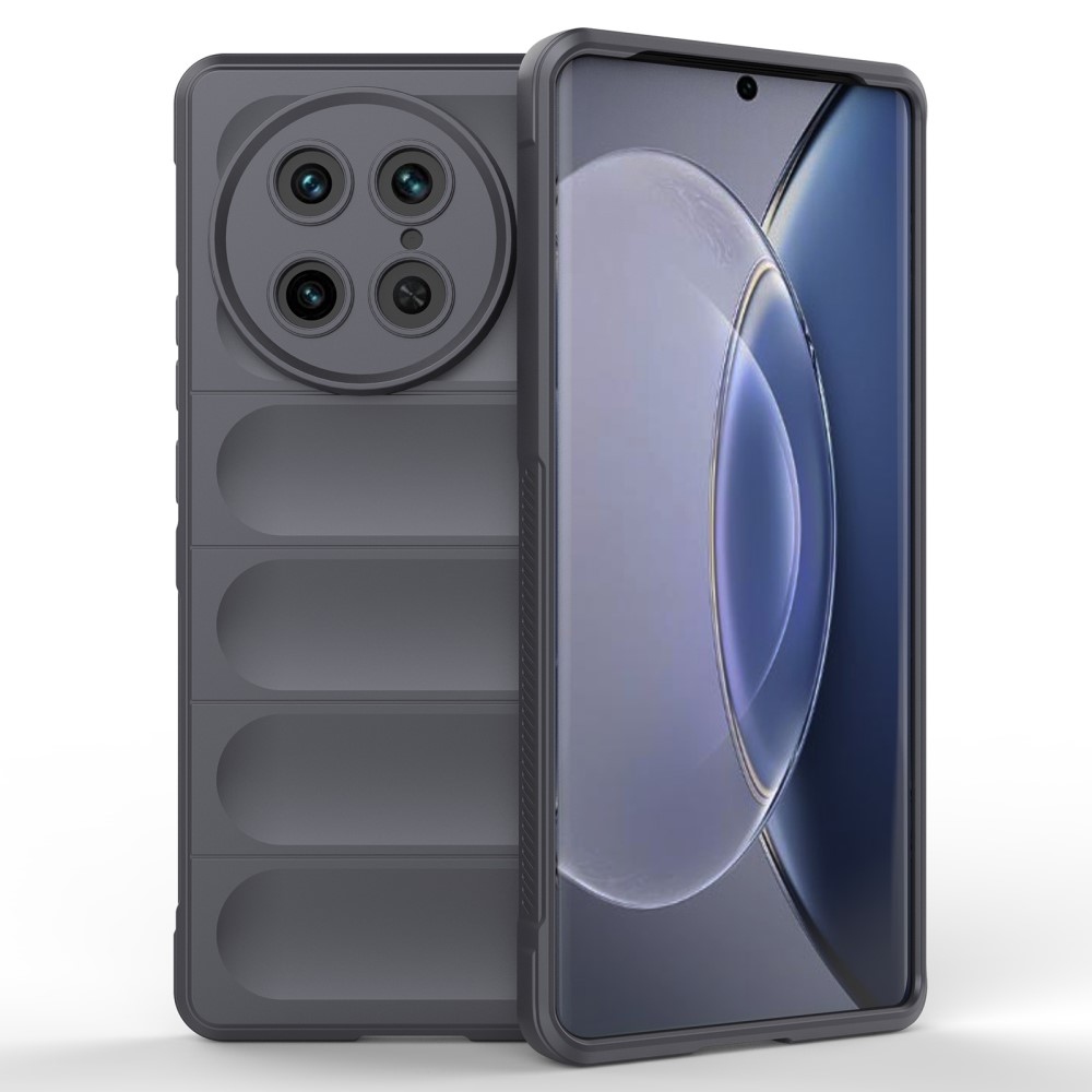 Rugg tartós gél tok a Vivo X90 Pro készülékhez - sötétszürke