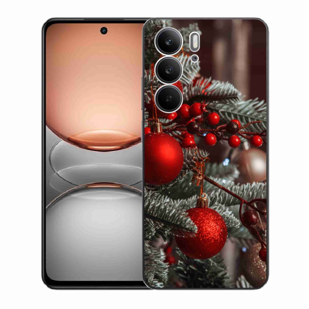 Gél borítás mmCase a Realme C75 készülékhez - Karácsonyi dekorációk 2