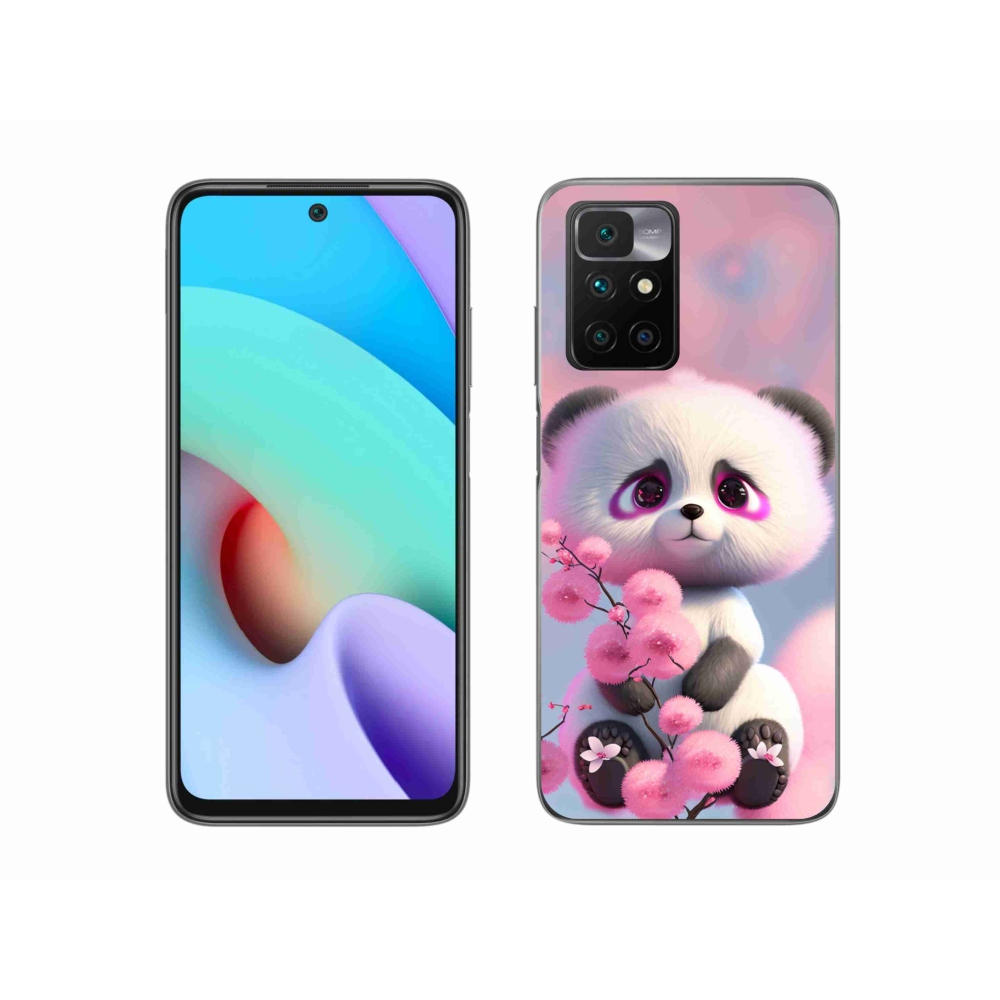 Gél borítás mmCase a Xiaomi Redmi 10/Redmi 10 (2022) - aranyos panda 1