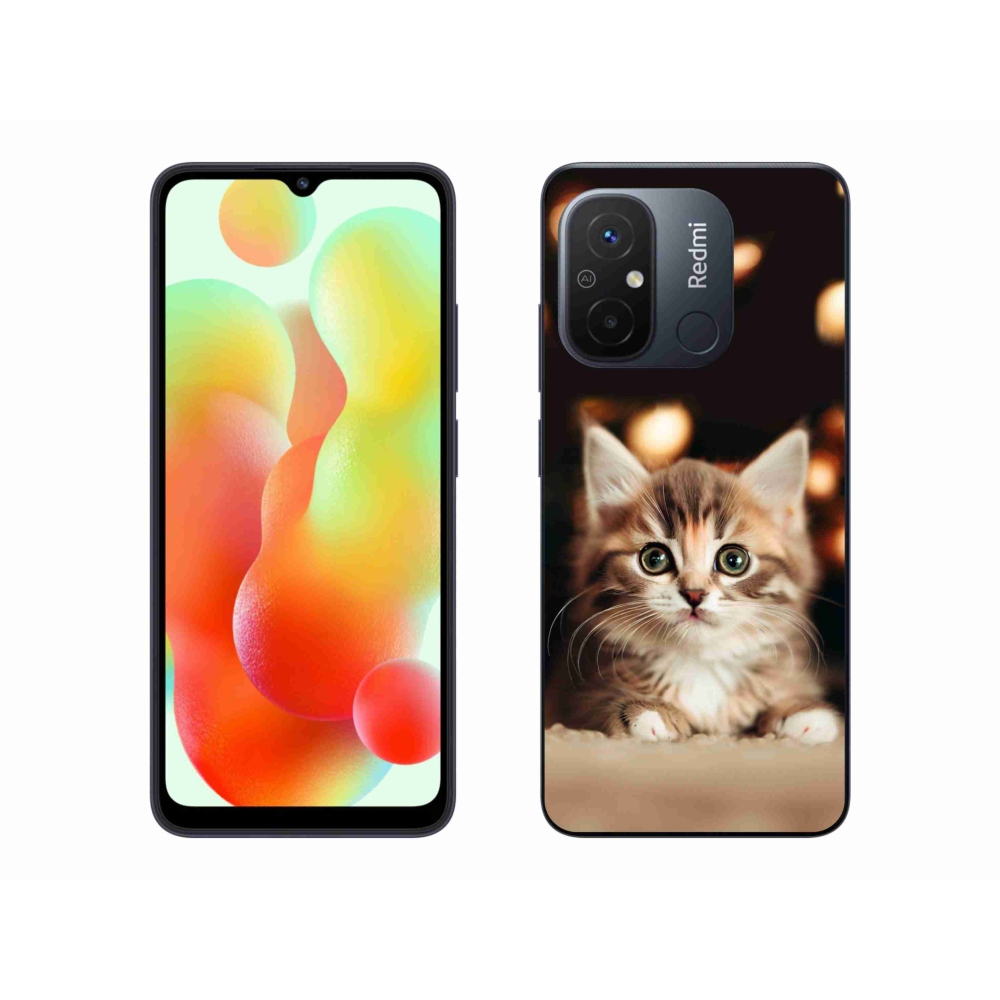 Gél borítás mmCase a Xiaomi Redmi 12C-hez - aranyos cica 2