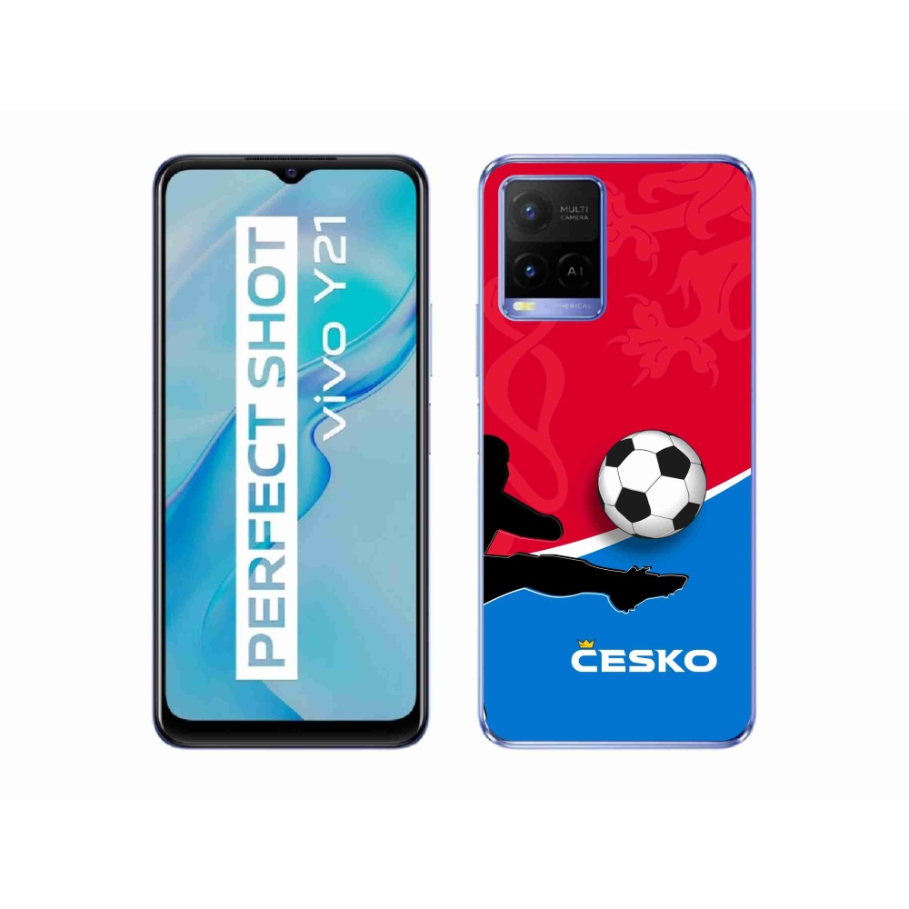 Gél borítás mmCase for Vivo Y21/Y21s/Y33s - futball Csehország 2