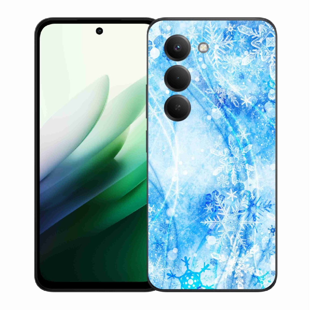 Gél borítás mmCase a Xiaomi Redmi 15 5G-hez - hópelyhek