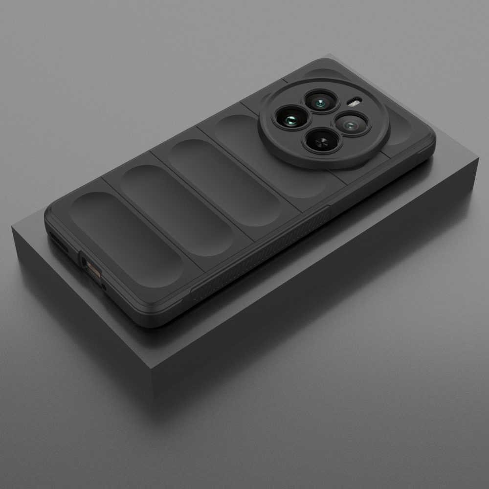 Rugg tartós zselés tok a Realme 12 Pro 5G/12 Pro+ 5G modellhez - fekete