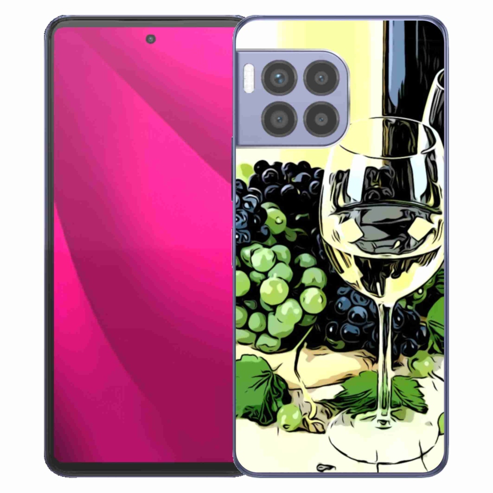 Zselés borítás mmCase a T-Mobile T Phone 2 Pro készülékhez - borospohár