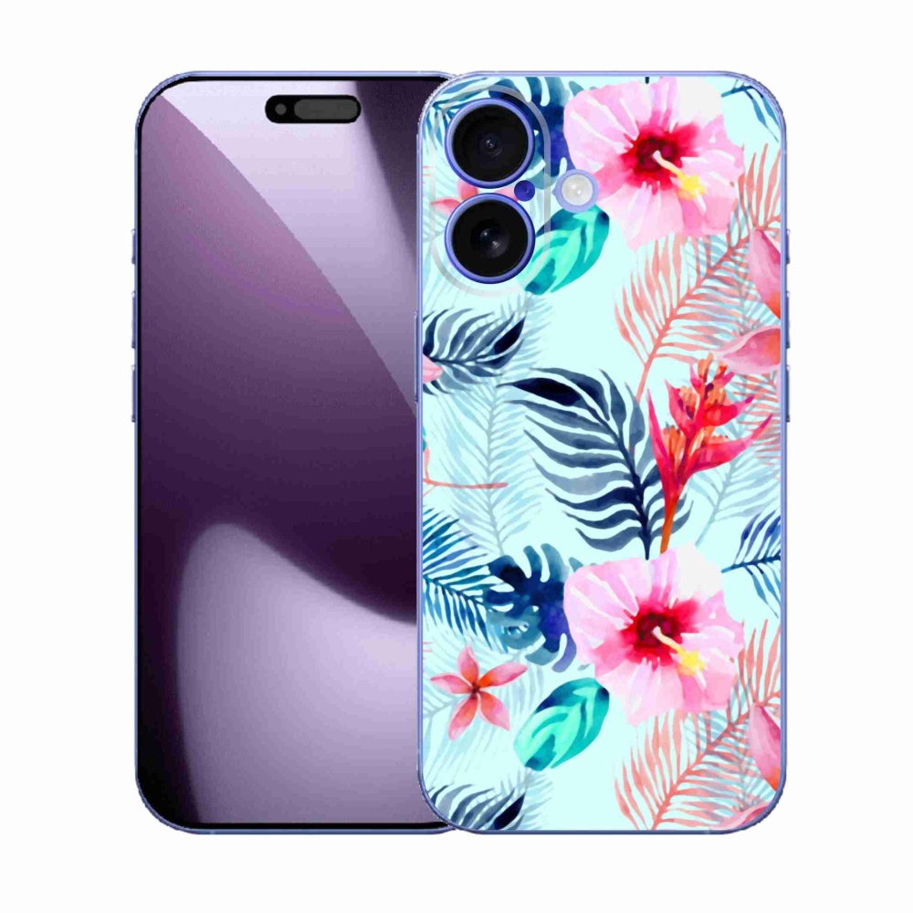 Zselés borítás mmCase iPhone 17 készülékhez - virágok