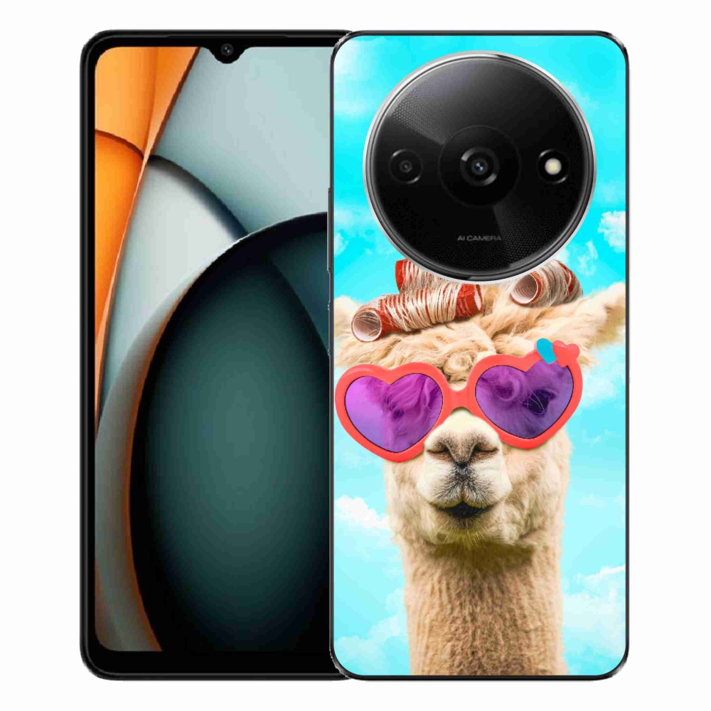 Gél borítás mmCase a Xiaomi Redmi A3-hoz - szemüveges láma