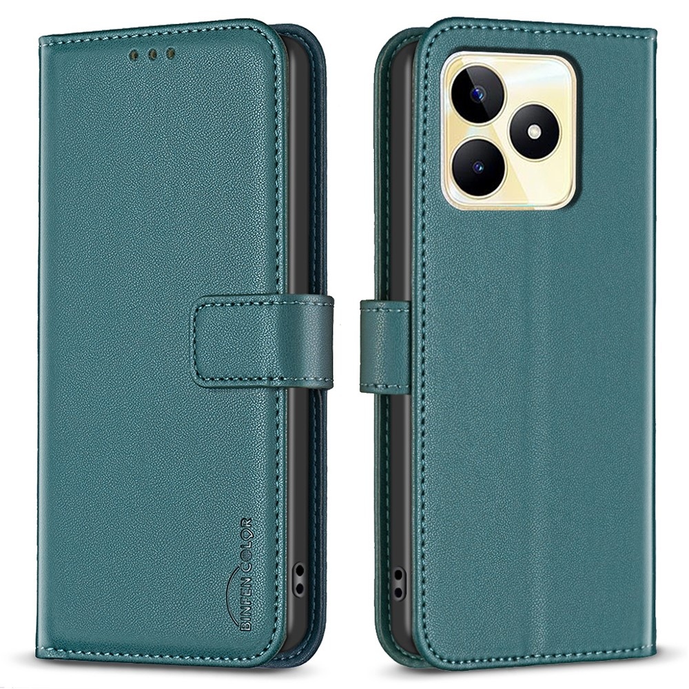 BNF könyvtáska Realme C51/C53 készülékhez - zöld