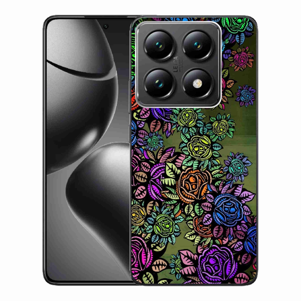 Gél borítás mmCase a Xiaomi 14T Pro számára - virágok 6