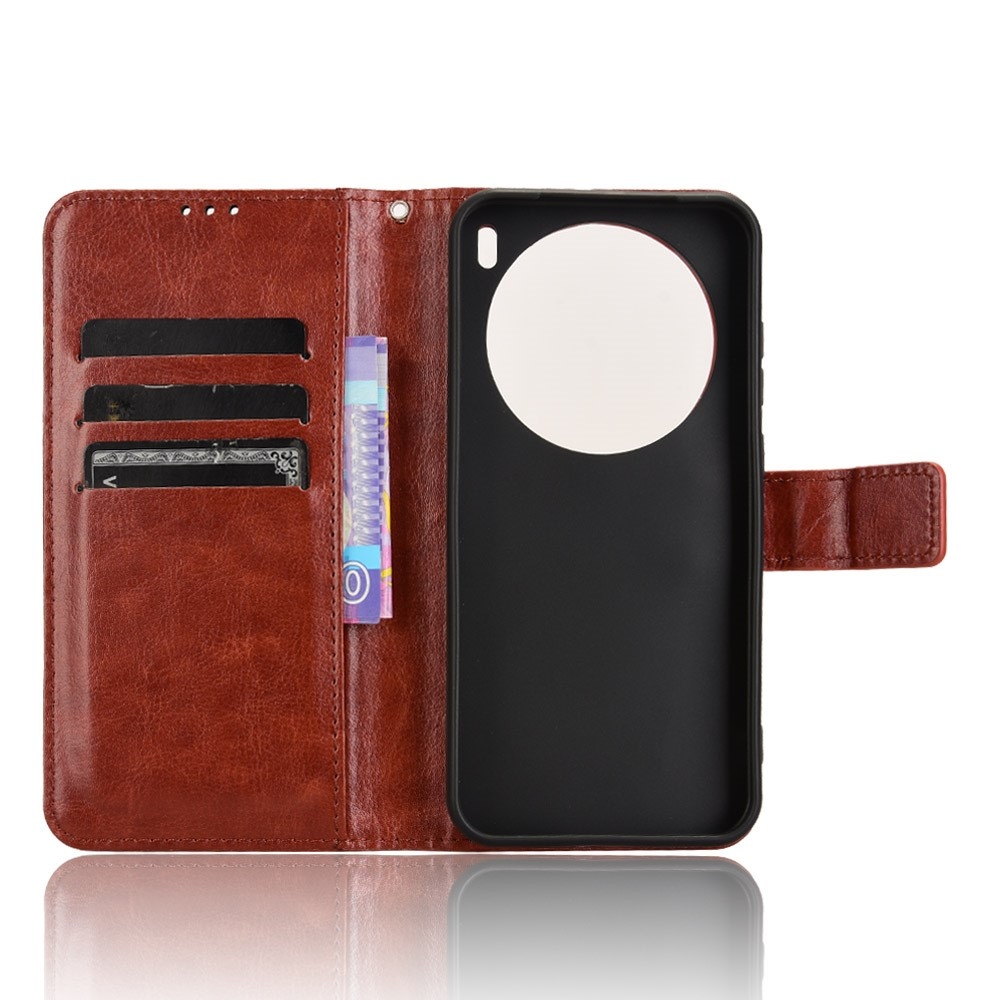 Őrült könyv tok a Vivo X200 5G-hez - barna