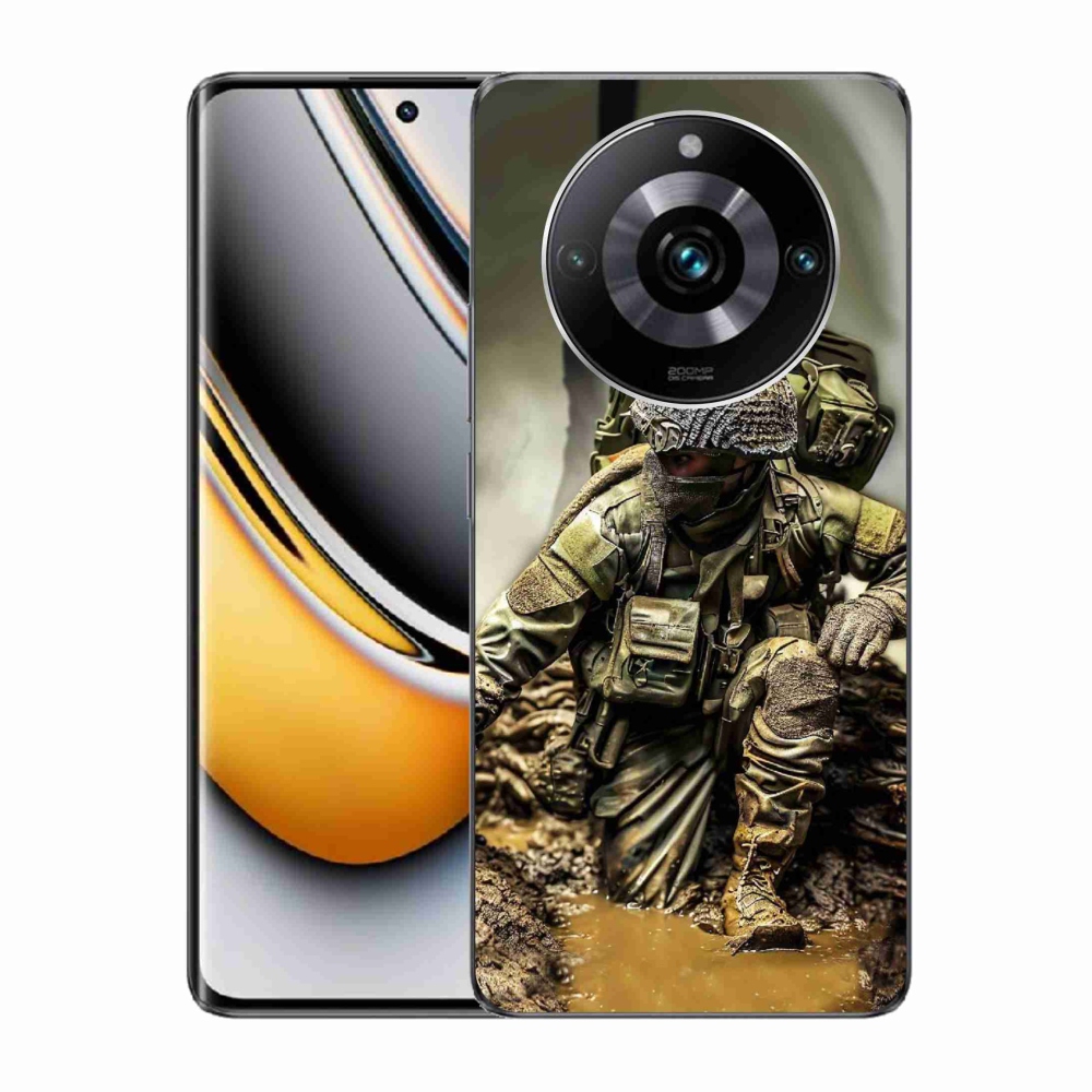 Gél borítás mmCase a Realme 11 Pro/11 Pro+ készülékhez - katona