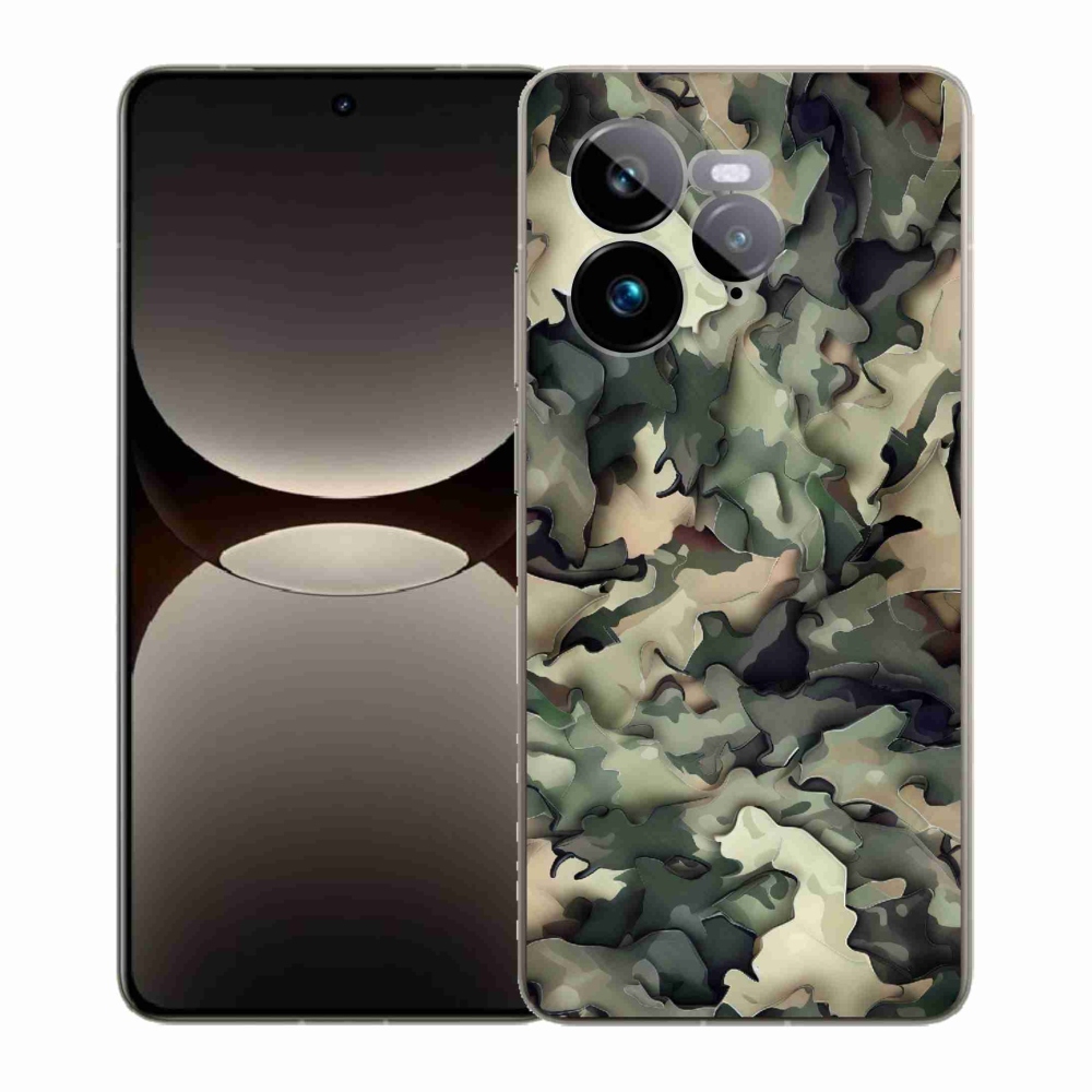 Gél borítás mmCase a Realme GT 7 Pro 5G számára - álcázó minta 9