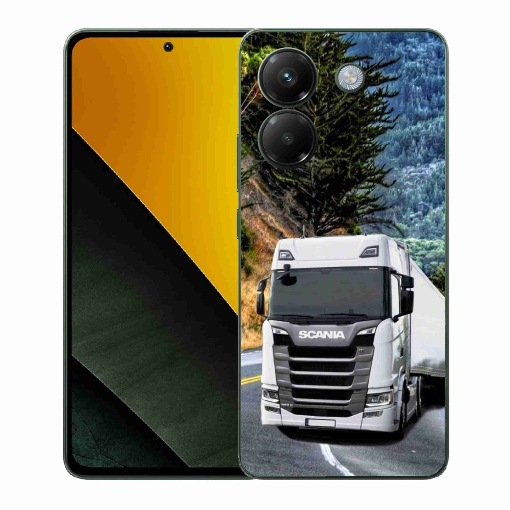 Gél borítás mmCase a Xiaomi Poco M7 Pro 5G számára - teherautó 1