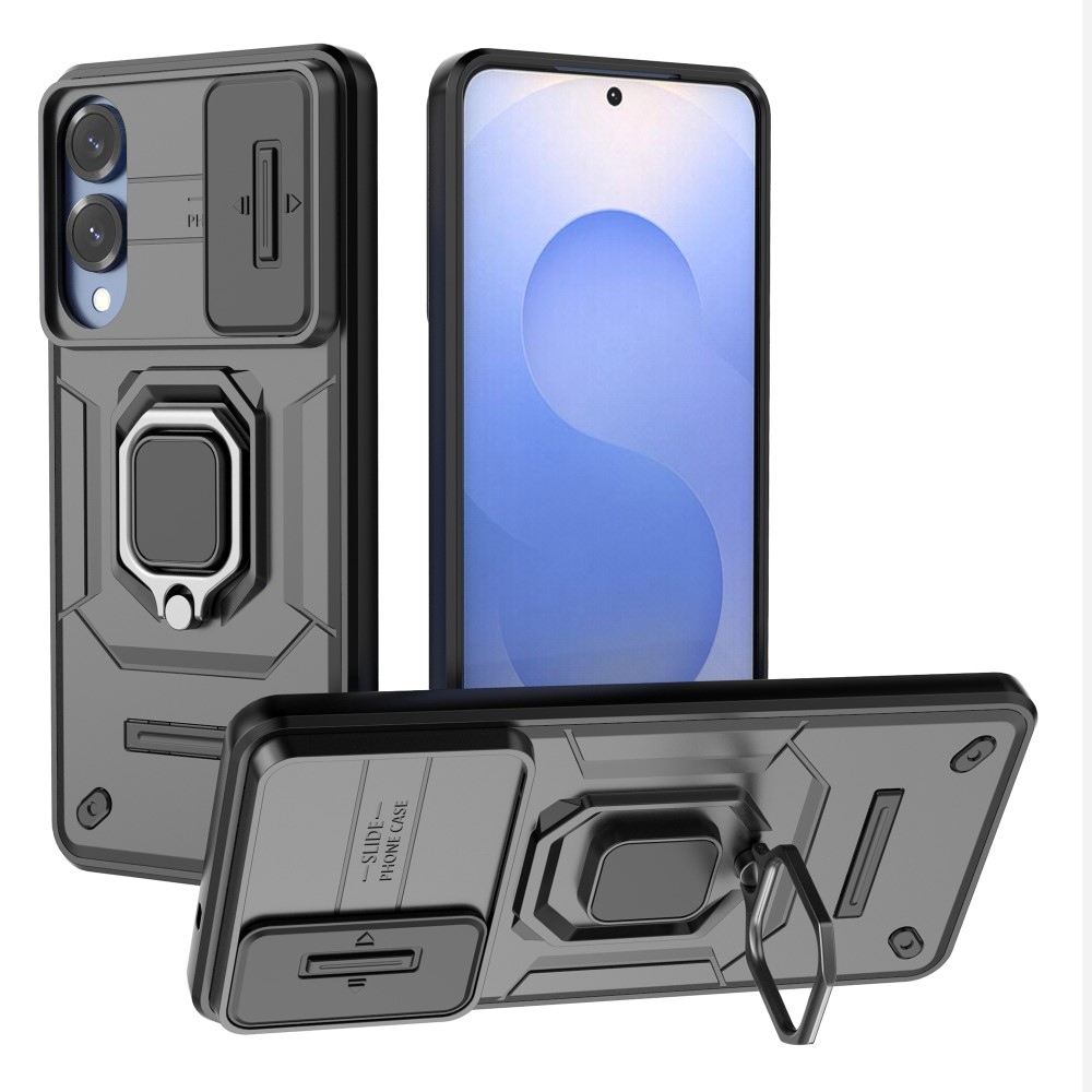 Lencseálló borítás Samsung Galaxy S25 Edge készülékhez - fekete