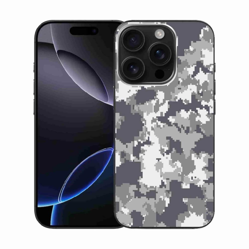 Zselés borítás mmCase iPhone 16 Pro készülékhez - terepszínű minta 2