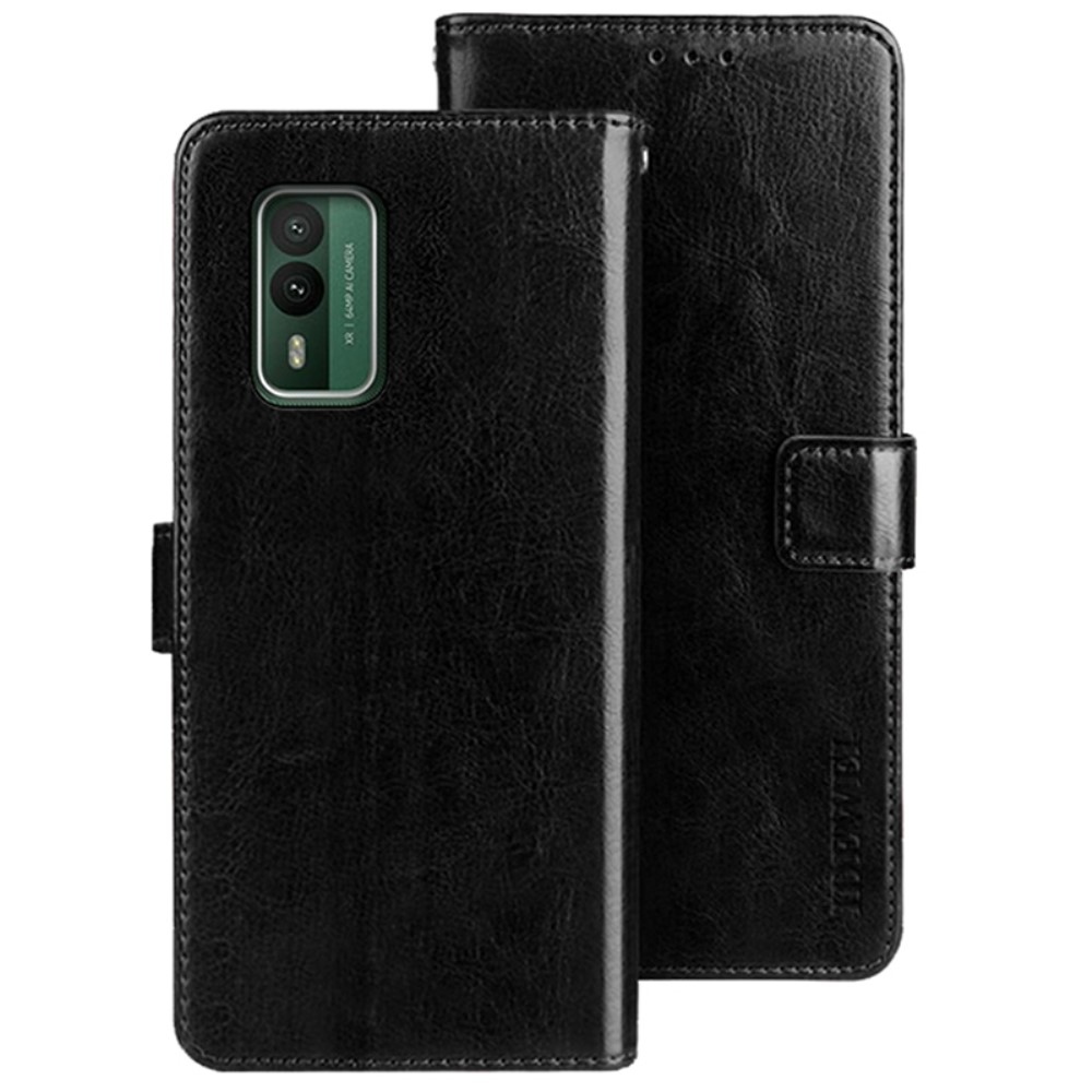 IDEWEI könyvtáska Nokia XR21 készülékhez - fekete