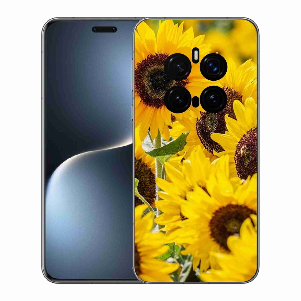 Zselés borítás mmCase a Honor Magic 7 Pro 5G készülékhez - Napraforgó