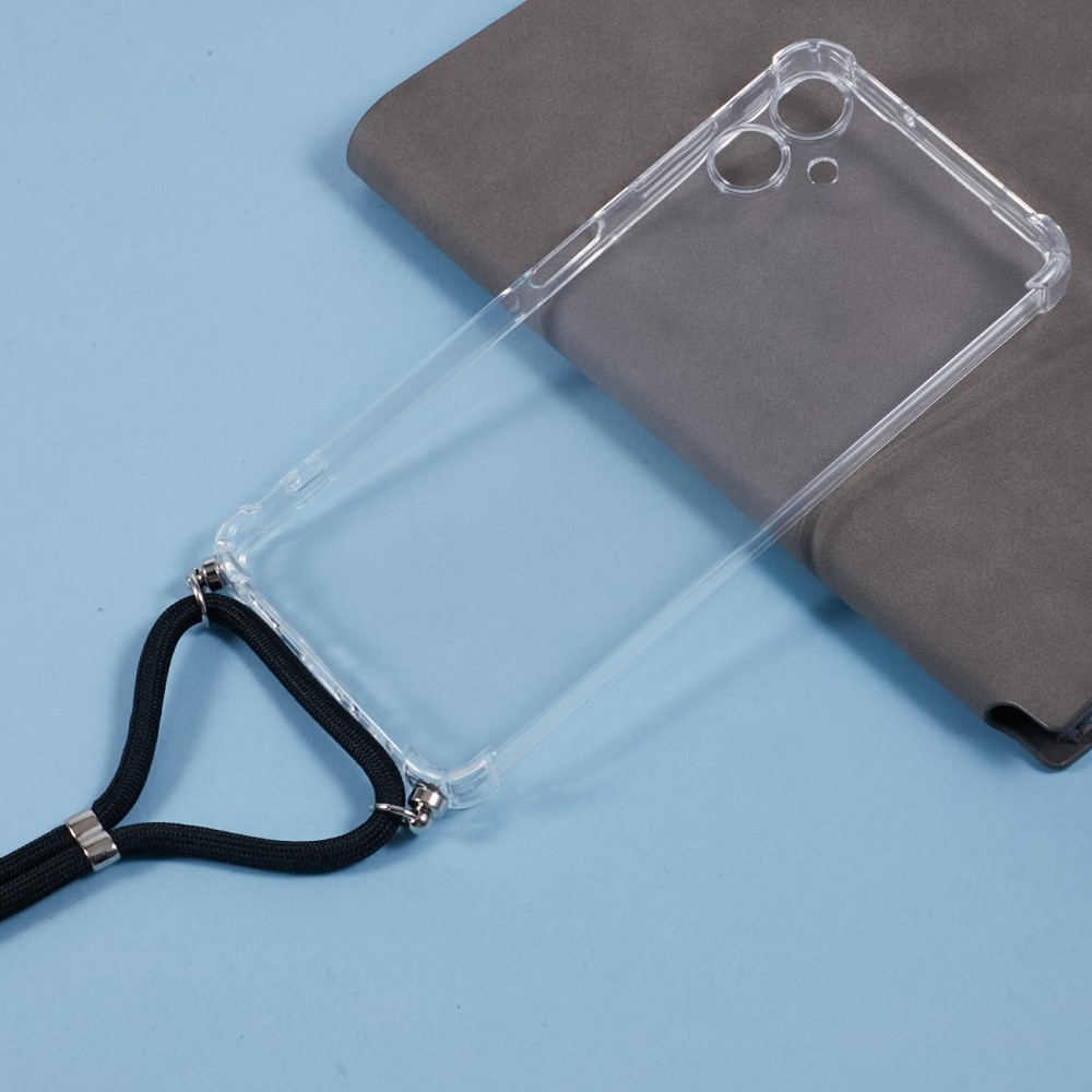 Átlátszó zselés tok húzózsinórral Samsung Galaxy A06 4G-hez
