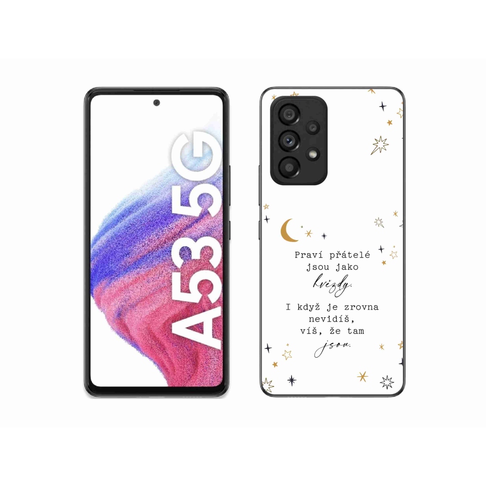 Gél borítás mmCase Samsung Galaxy A53 5G - idézem 6 fehér háttér