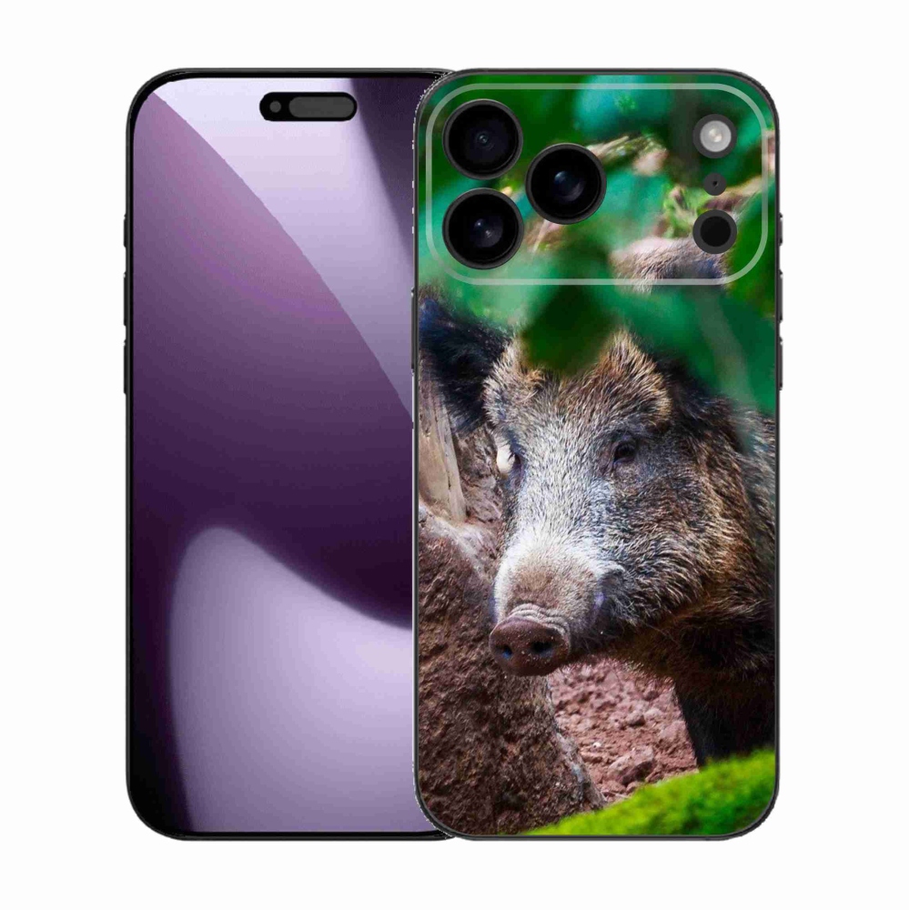 Zselés borítás mmCase iPhone 17 Pro Max készülékhez - vaddisznó