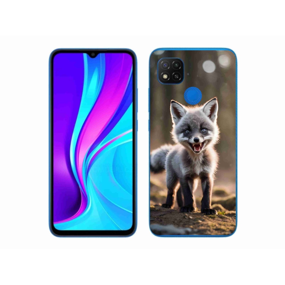 Gél borító mmCase a Xiaomi Redmi 9C-hez - angry fox
