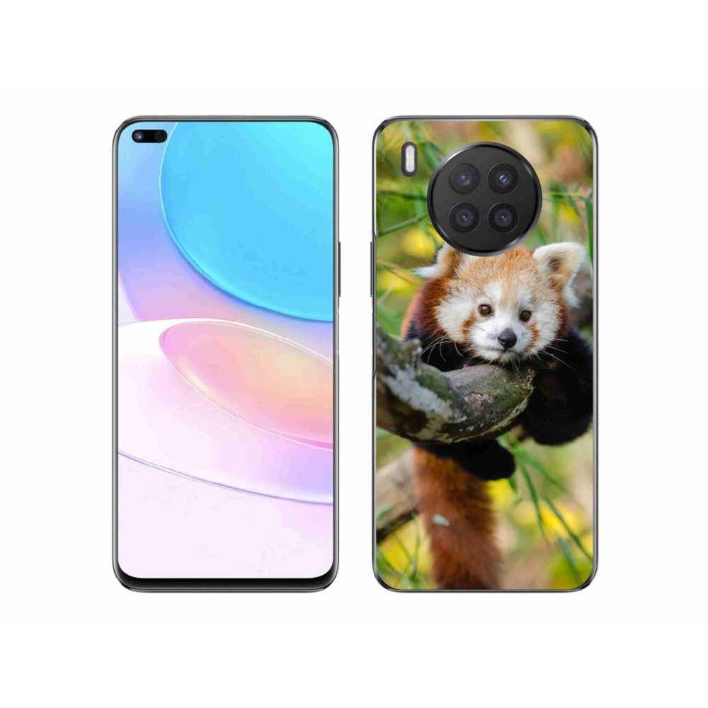 Gél borítás mmCase a Huawei Nova 8i készülékhez - panda piros