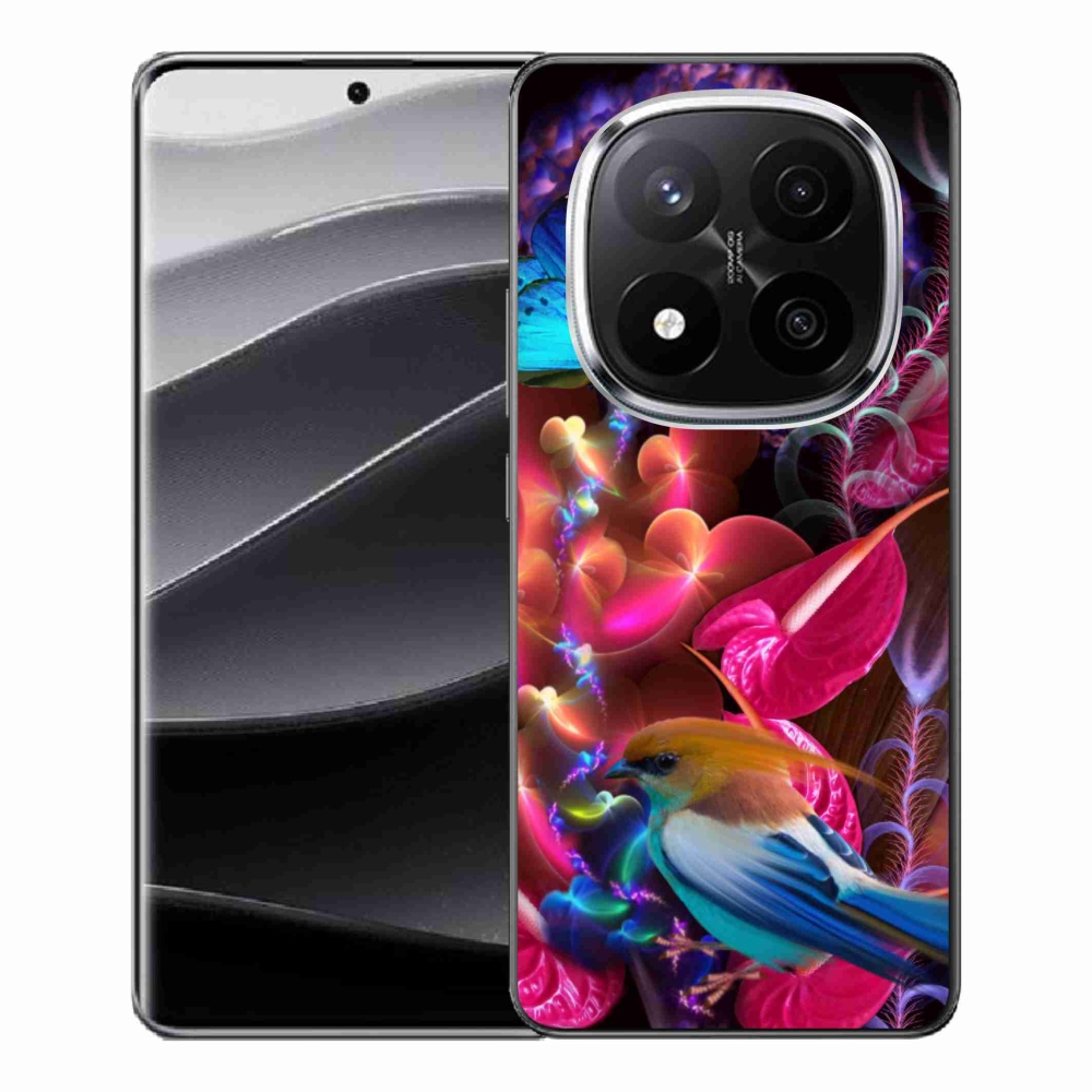 Gél borítás mmCase a Xiaomi Redmi Note 14 Pro+ 5G számára - színes virágok