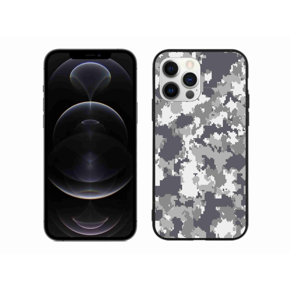Zselés borítás mmCase iPhone 12 Pro Max készülékhez - terepszínű minta 2