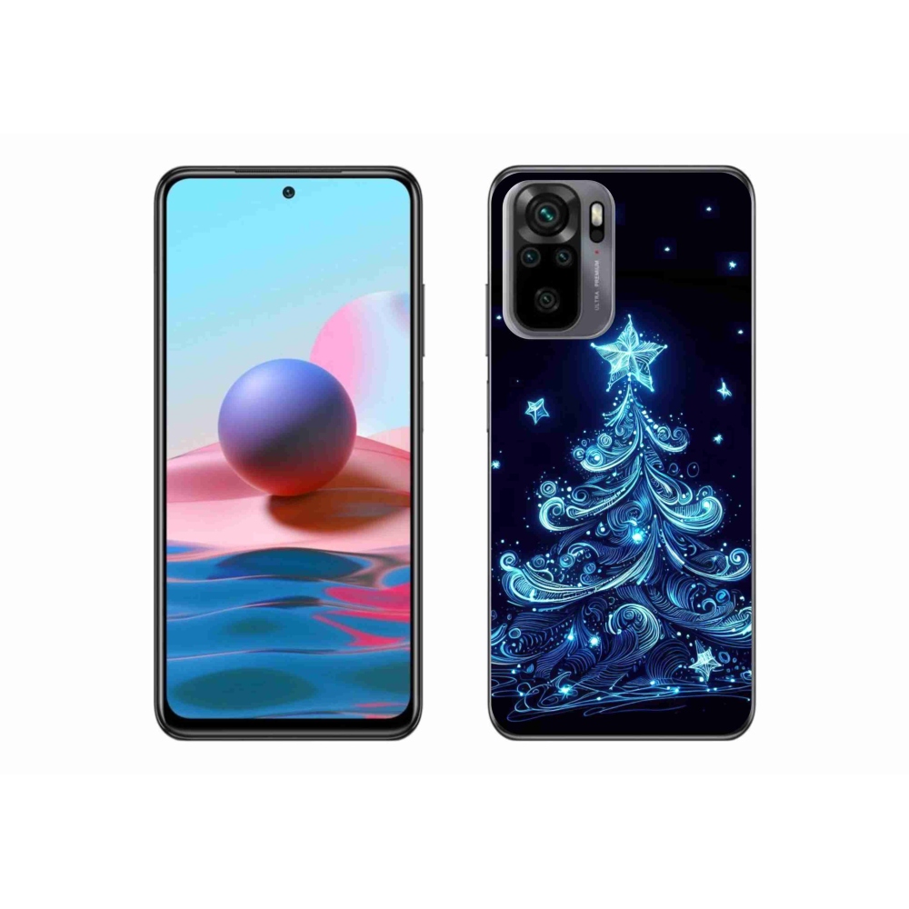 Gél borítás mmCase a Xiaomi Poco M5s számára - neon karácsonyfa 4