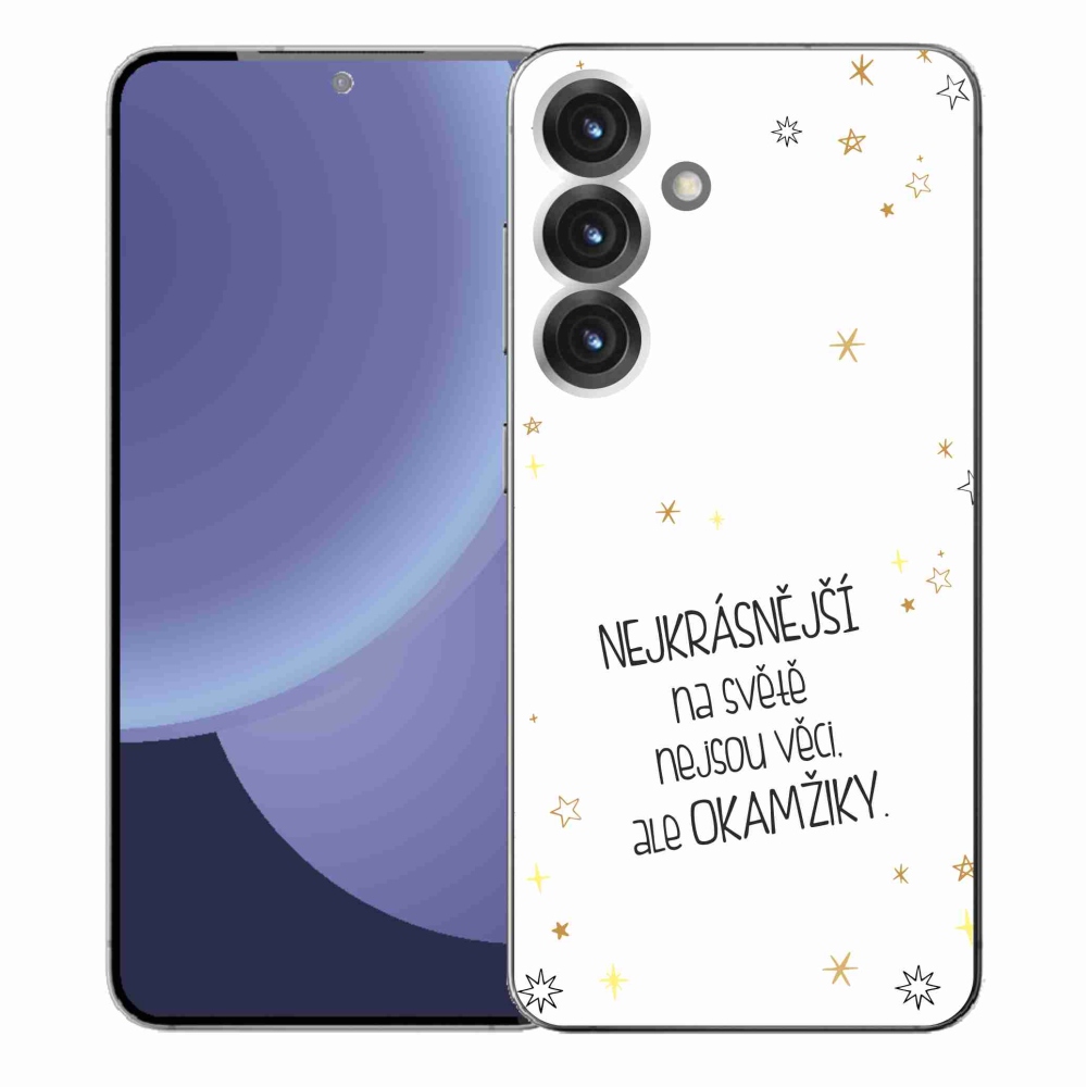 Gél borítás mmCase Samsung Galaxy S25+ - idézem 4 fehér háttér