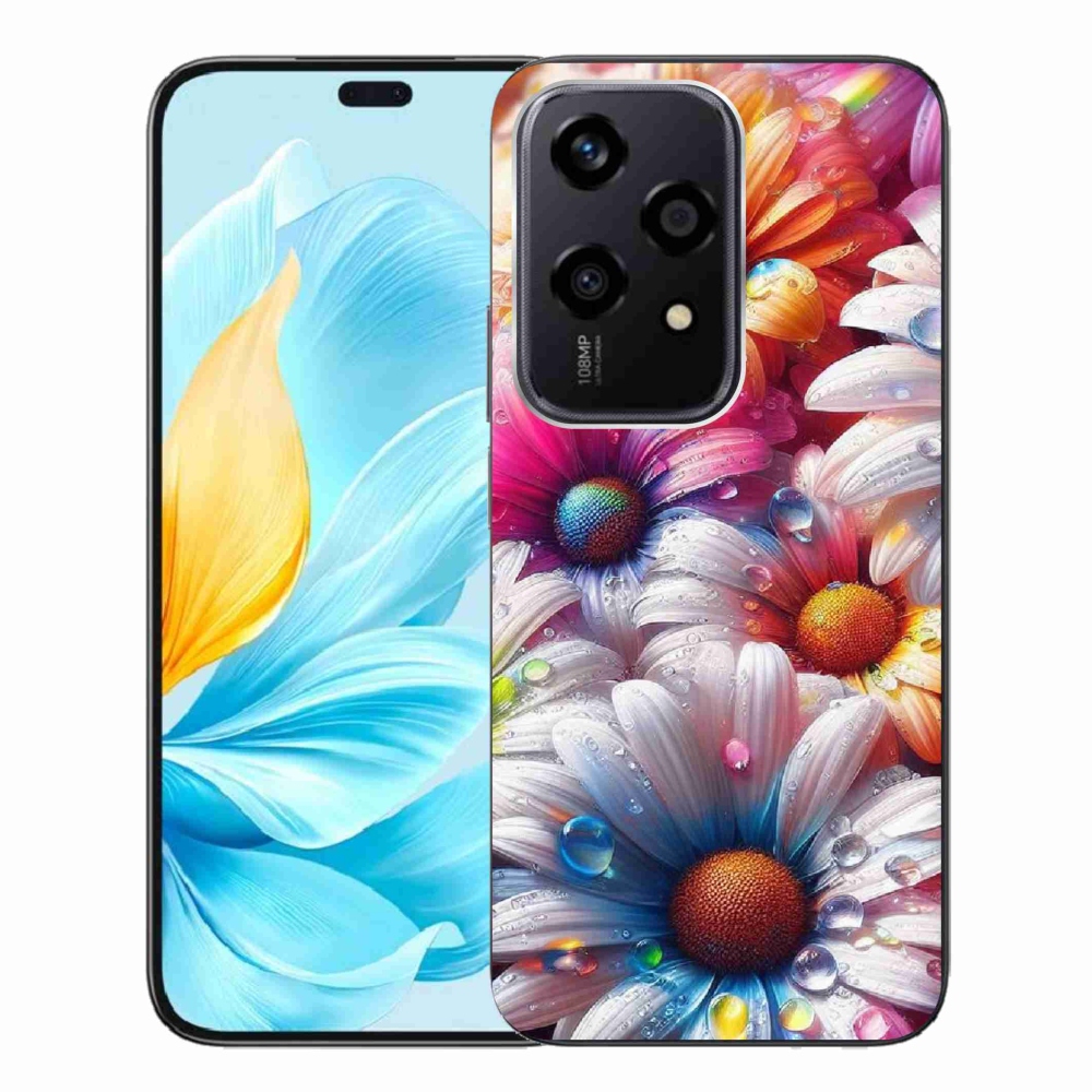 Zselés borító mmCase a Honor 200 Lite 5G készülékhez - színes margaréták