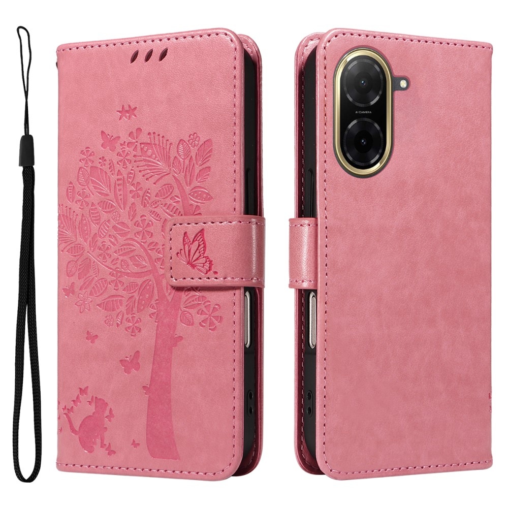 Fák könyve tok Xiaomi Redmi A5 (173.45x79.35x8.45mm) - rózsaszínű