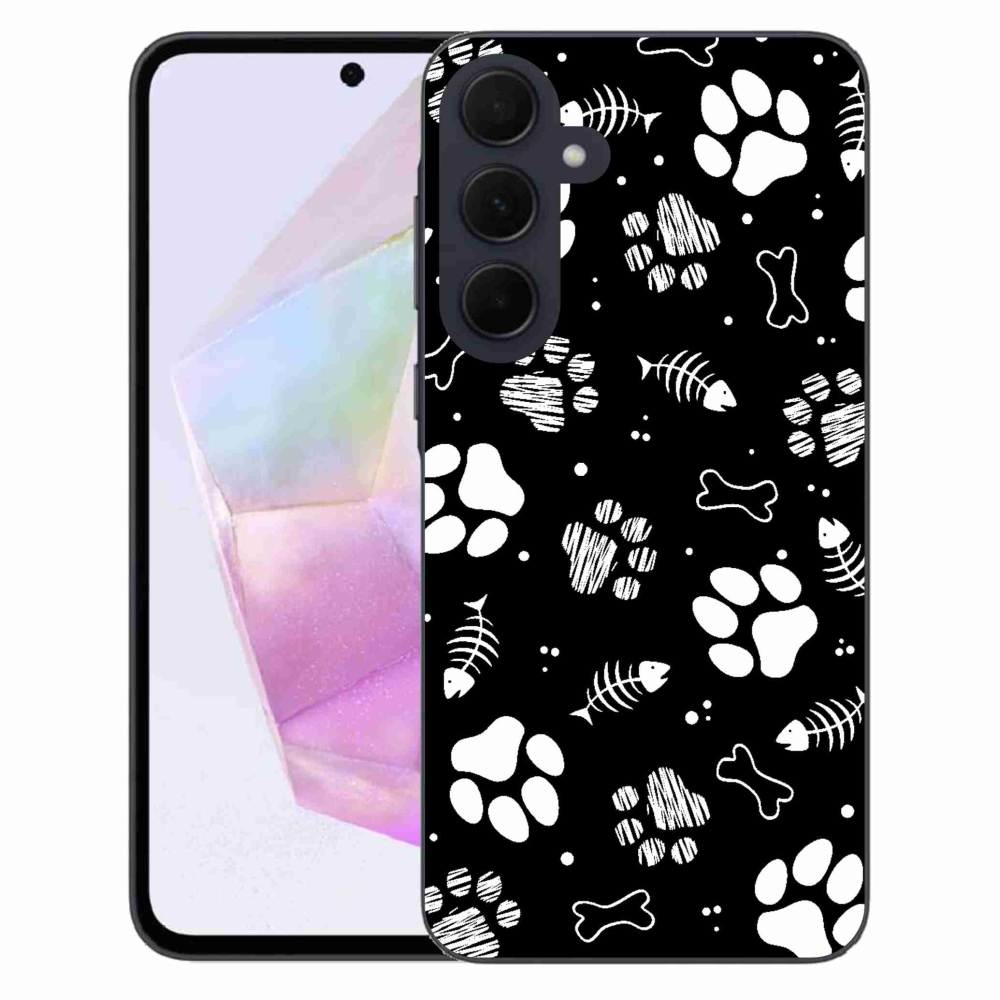 Zselés borítás mmCase Samsung Galaxy A35 5G - kutyamancsok