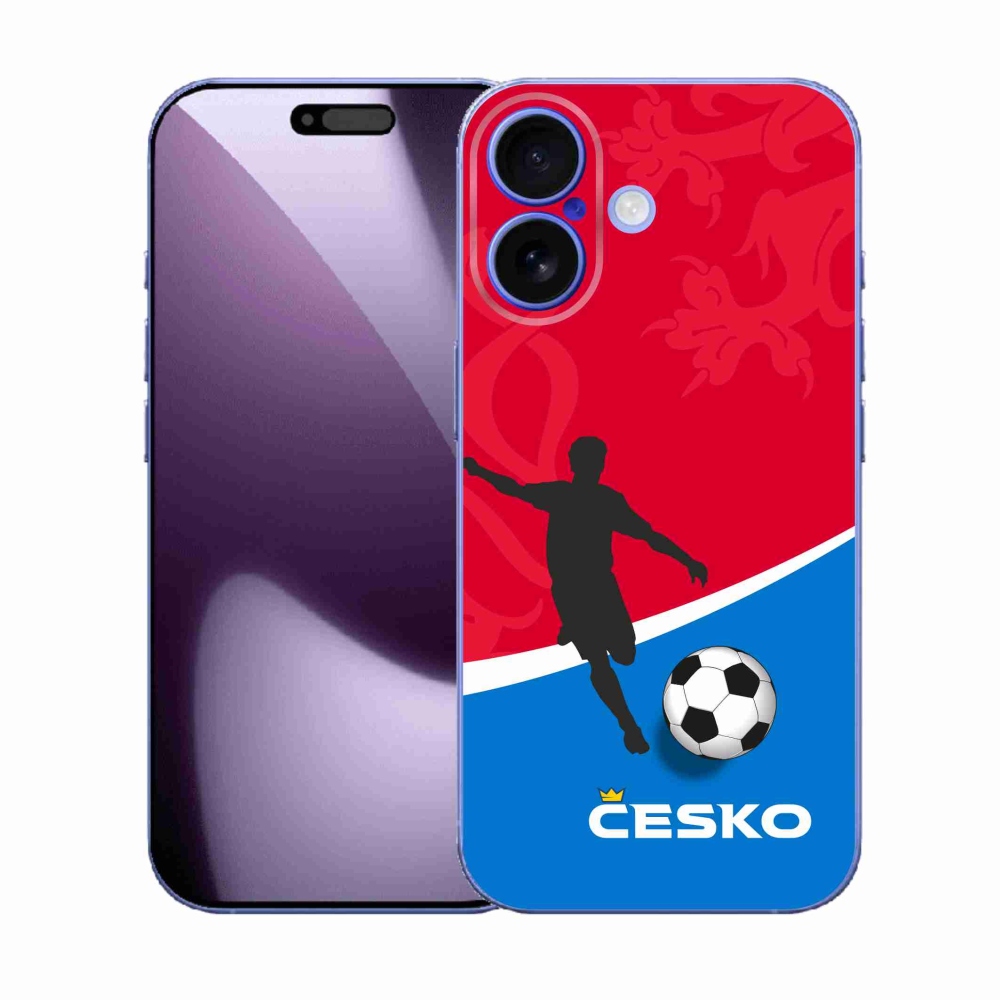 Gél borítás mmCase iPhone 17 - futball Csehország