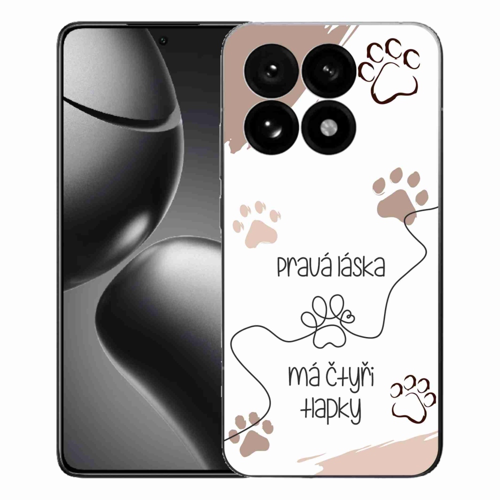 Gél borítás mmCase a Xiaomi 15T-hez - kutya motívum 1 fehér háttér