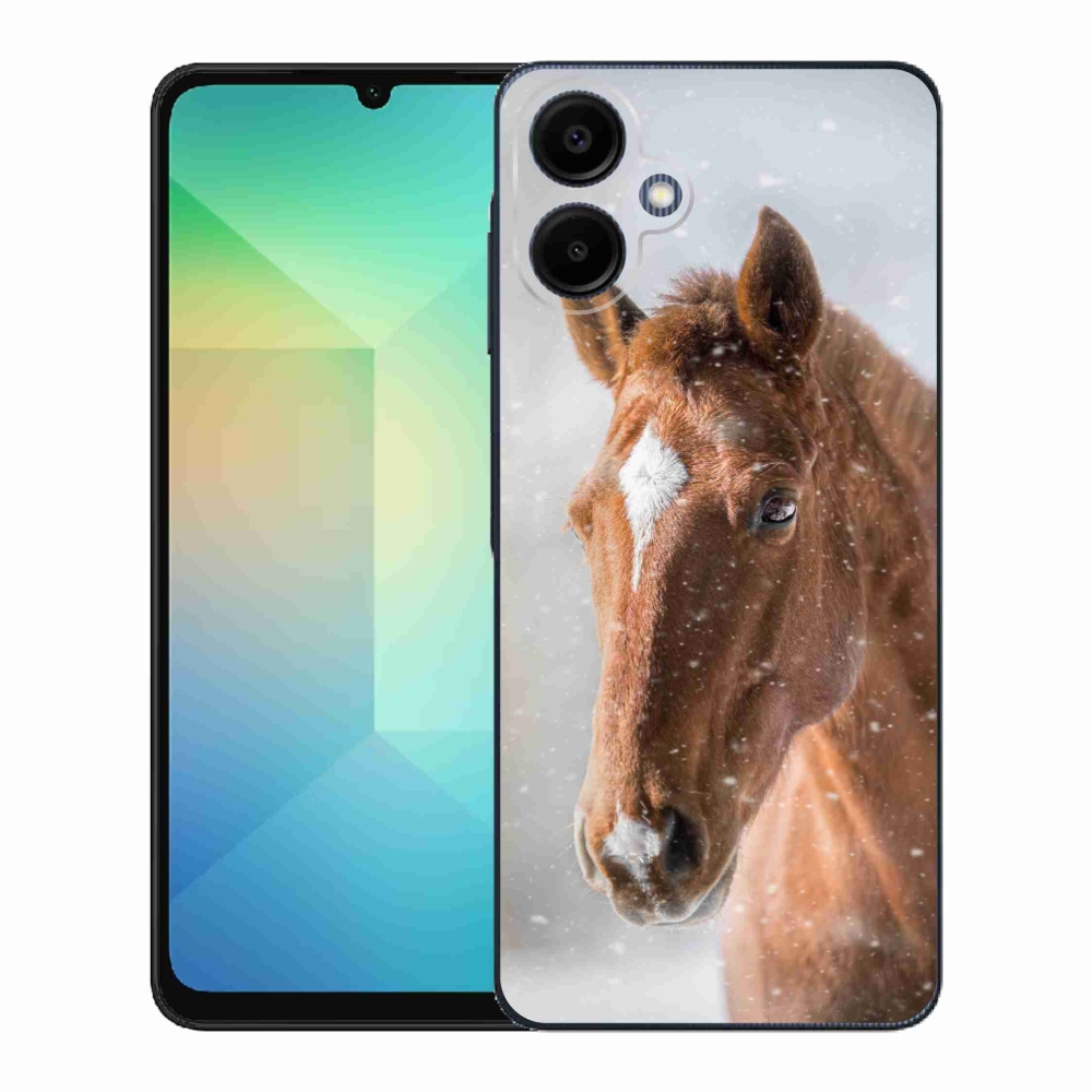 Zselés borítás mmCase Samsung Galaxy A06 4G - barna ló 2