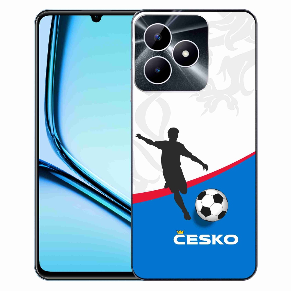 Gél borítás mmCase for Realme Note 50 - foci Csehország 1