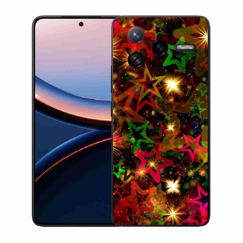 Gél borítás mmCase a Xiaomi Poco F7 Ultra számára - színes csillagok