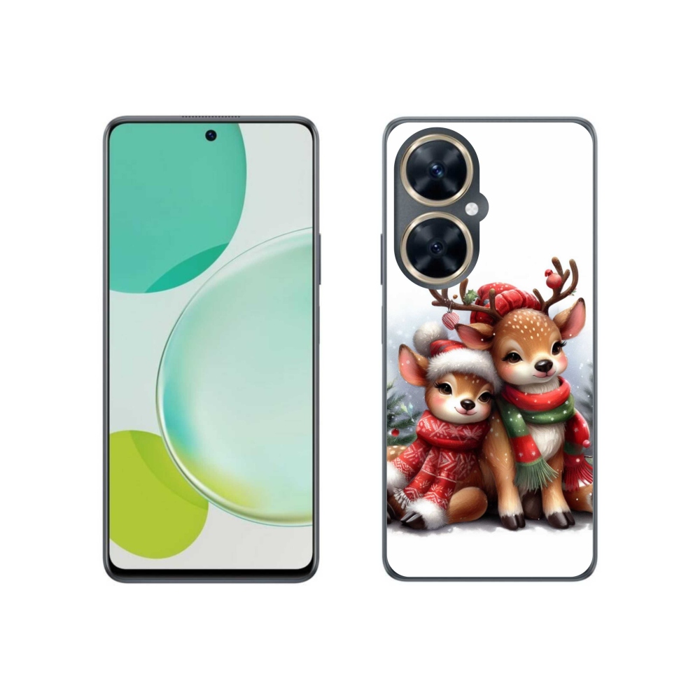 Gél borítás mmCase a Huawei Nova 11i készülékhez - karácsonyi rénszarvas