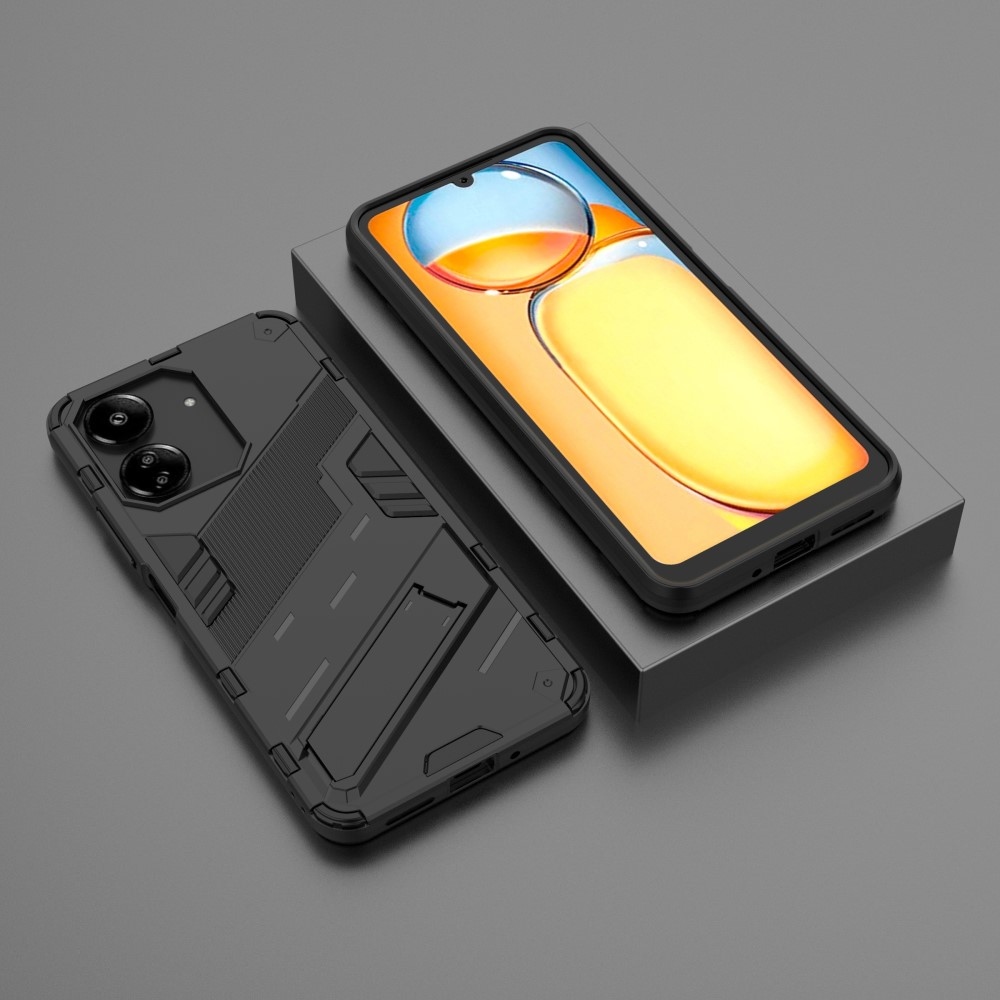 Tartós védőburkolat Xiaomi Poco C65/Redmi 13C 4G/5G készülékhez - fekete