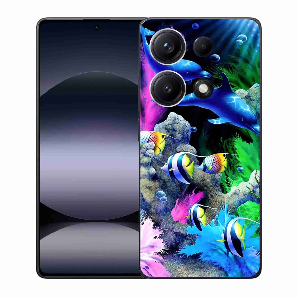 Gél borítás mmCase a Xiaomi Redmi Note 14S-hez - tengeri világ