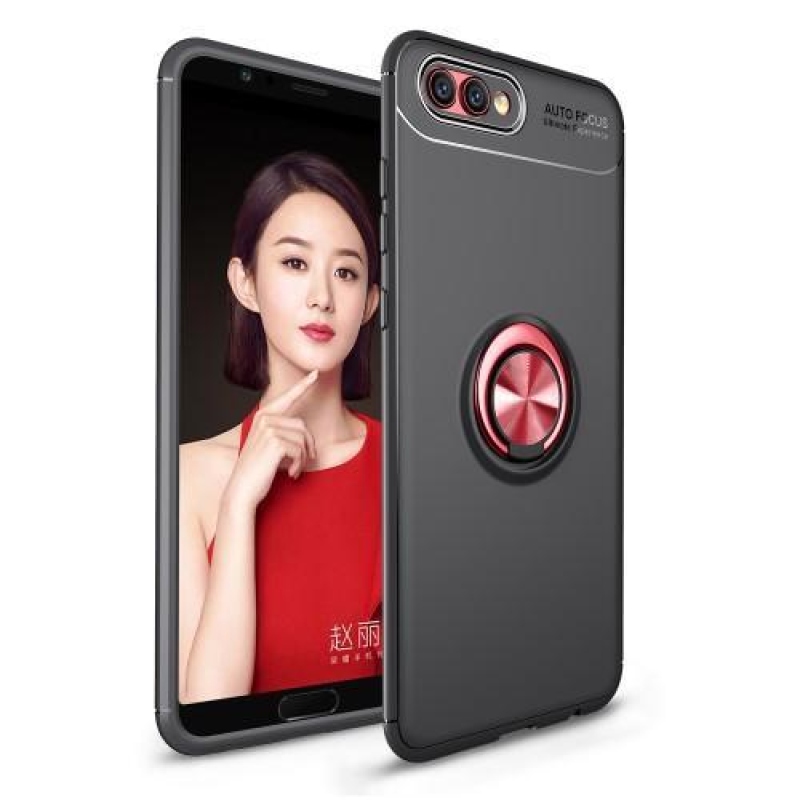 Mágneses gél tok a Honor View 10 készülékhez - fekete/piros