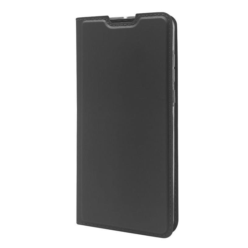 Mágneses PU bőr pénztárca tok a Huawei P40-hez - fekete