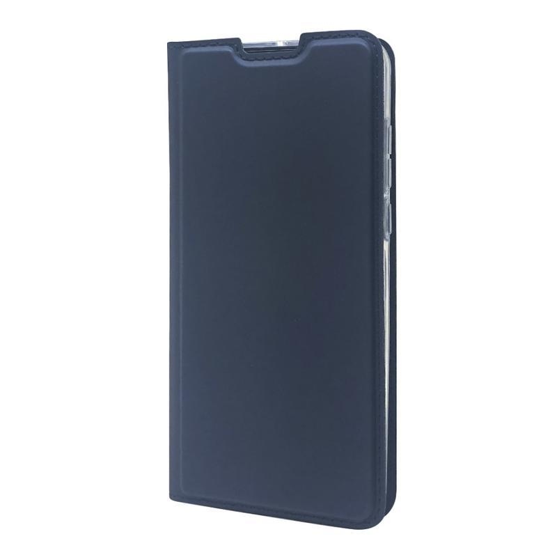Mágneses PU bőr pénztárca tok a Huawei P40-hez - sötétkék