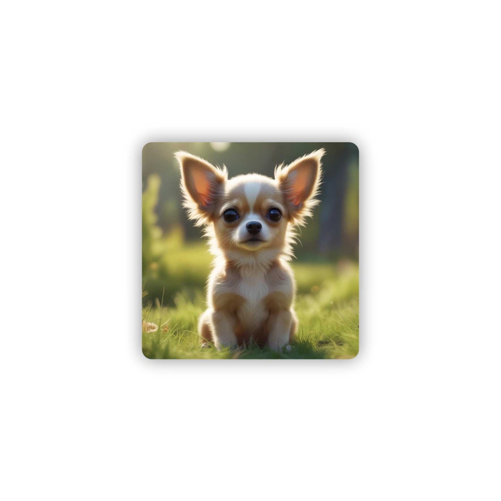 65x65mm négyzetes mágnes - csivava