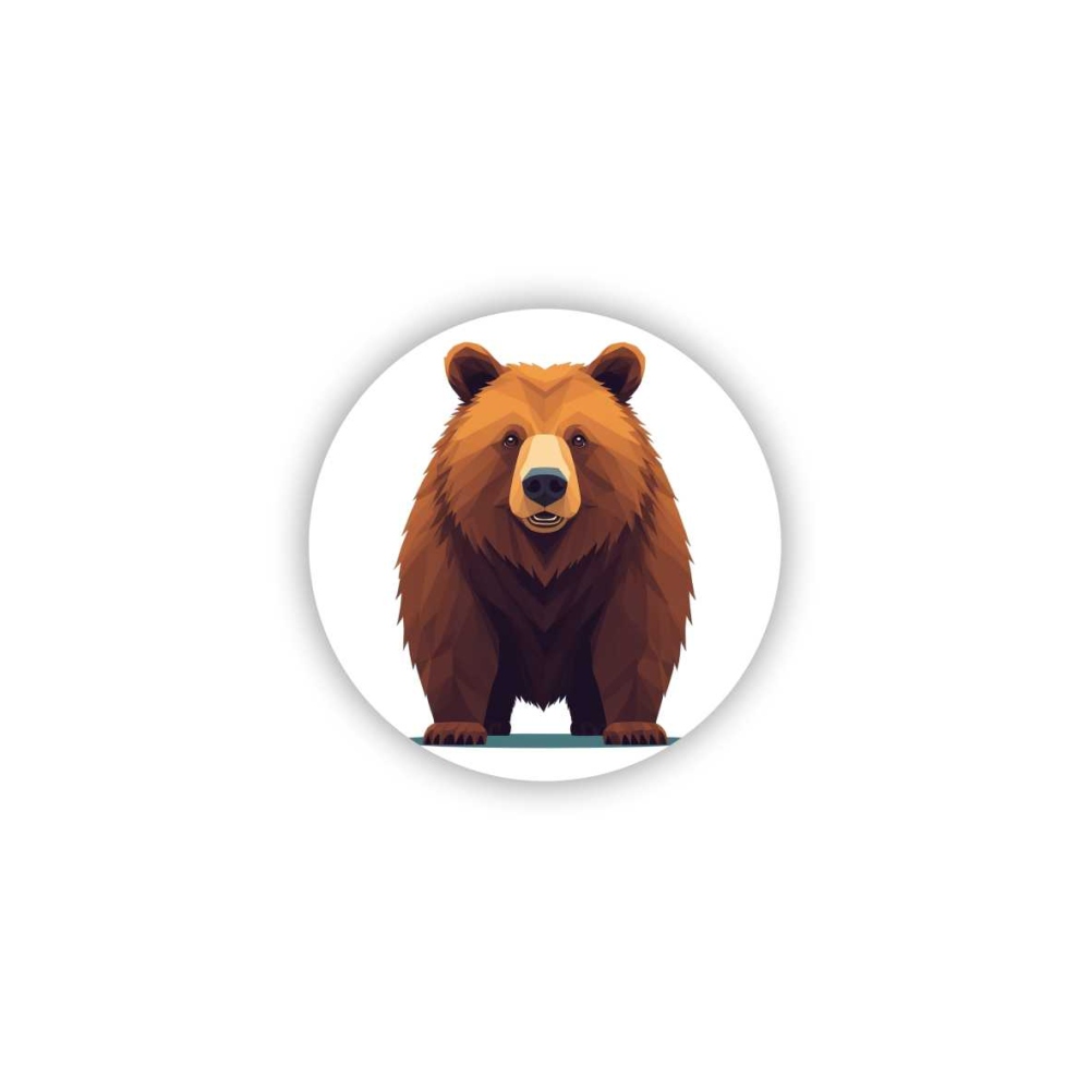 65x65mm kör mágnes - barna medve