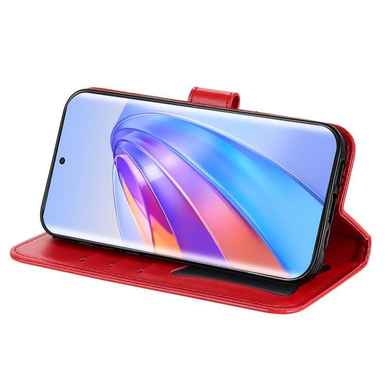 Mandala könyvtáska Honor Magic 5 Lite 5G készülékhez - piros