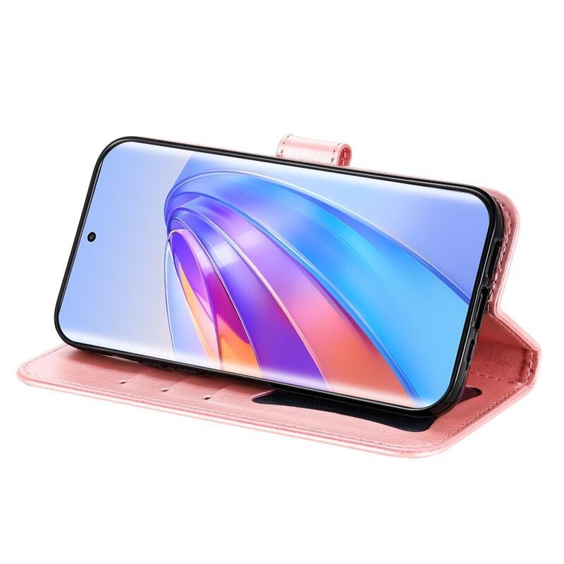 Mandala könyvtáska Honor Magic 5 Lite 5G készülékhez - rózsaszín