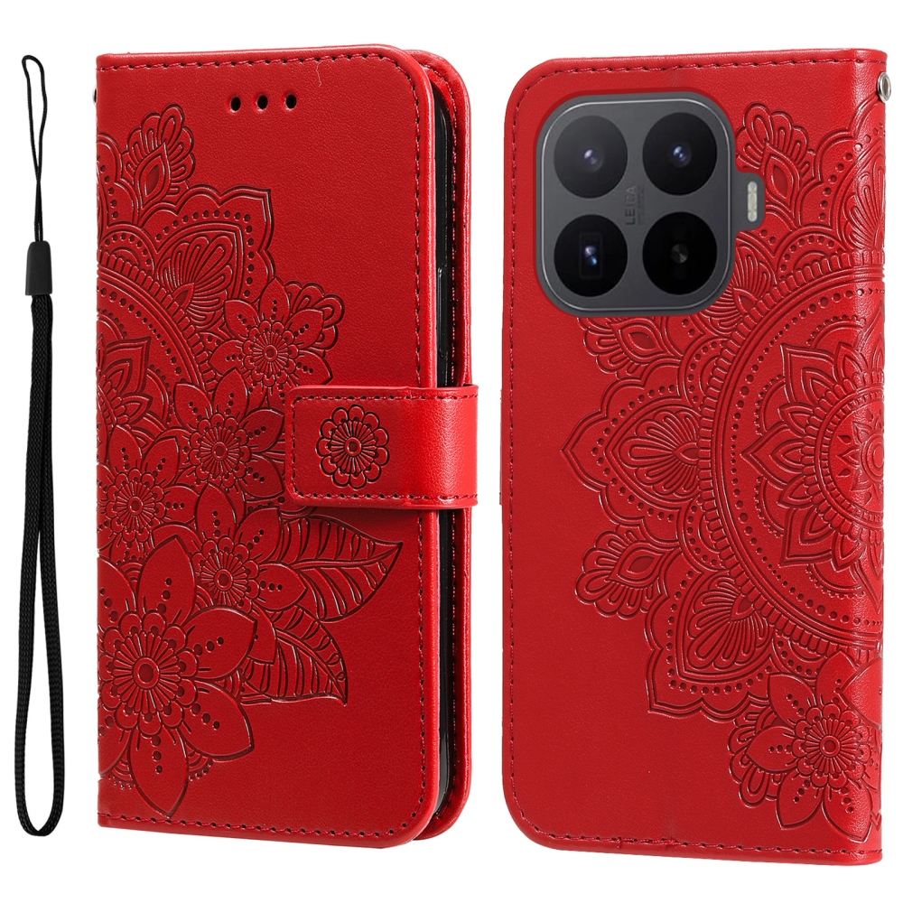 Mandala könyv tok a Xiaomi 17T-hez - piros