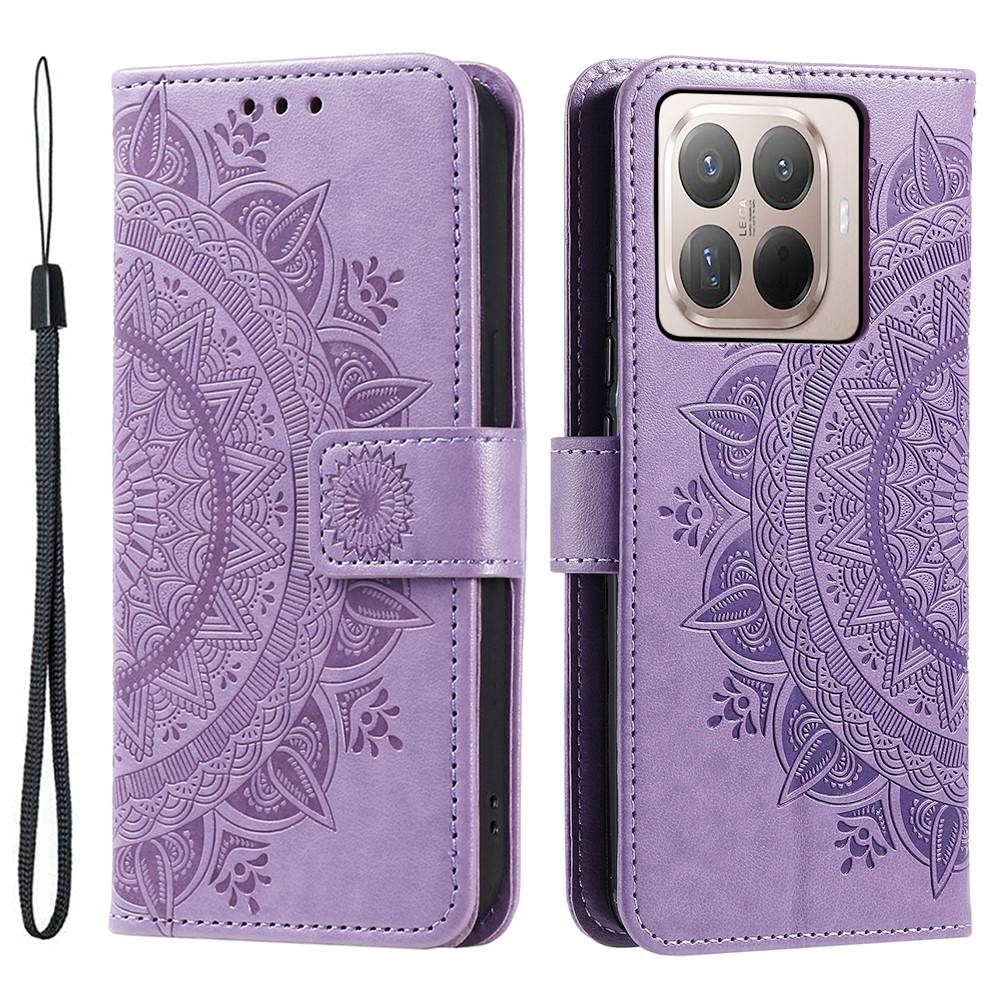 Mandala könyv tok Xiaomi 17T-hez - lila